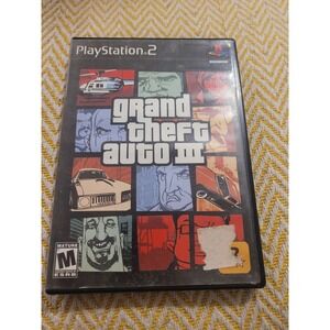 Vintage Playstation 2 Game PS2 Grand Theft Auto III- Tested- Works
